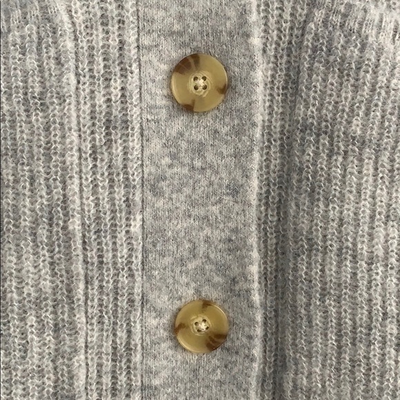 Everlane Oversized Alpaca Cardigan XXS Light Grey - Picture 5 of 5